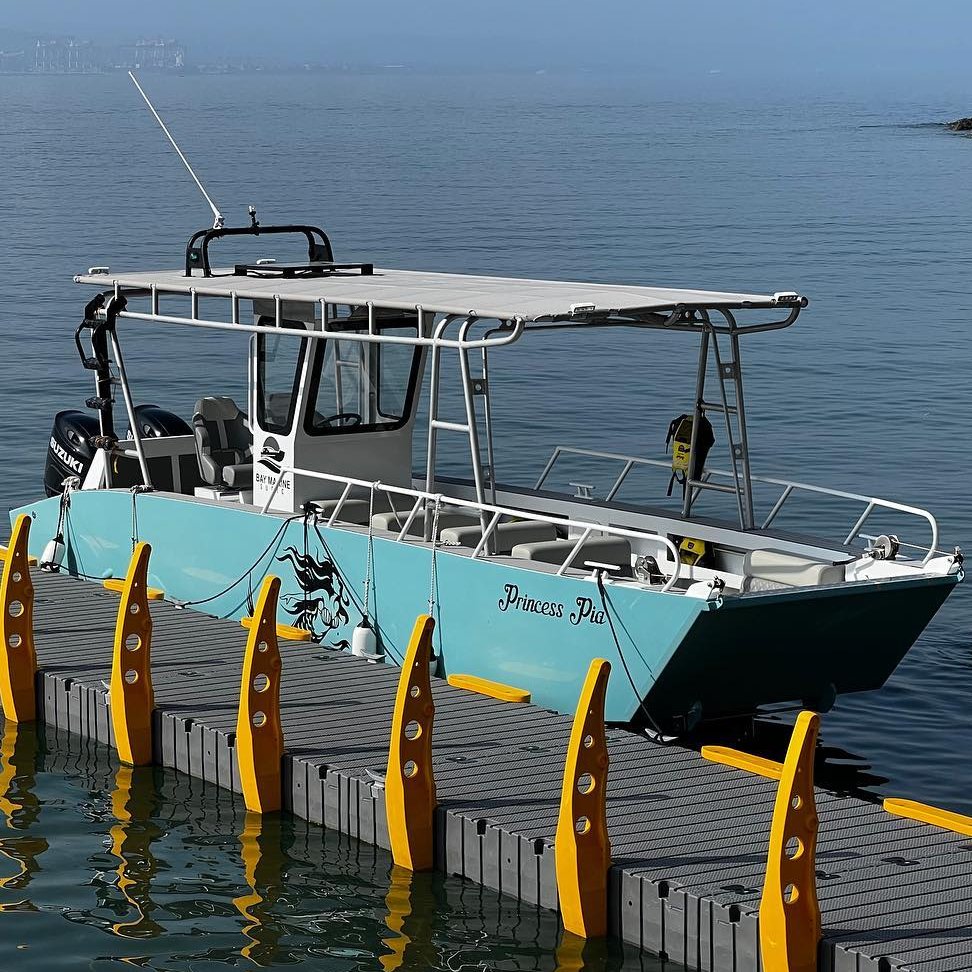 Gospel 9mx2.45m Aluminum Landing Craft Passenger Boat Center Console Boat V Hull Fishing Boat for Sale